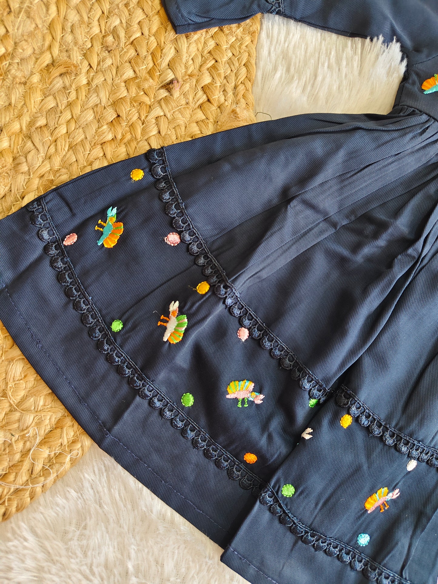 Navy Blossom frock