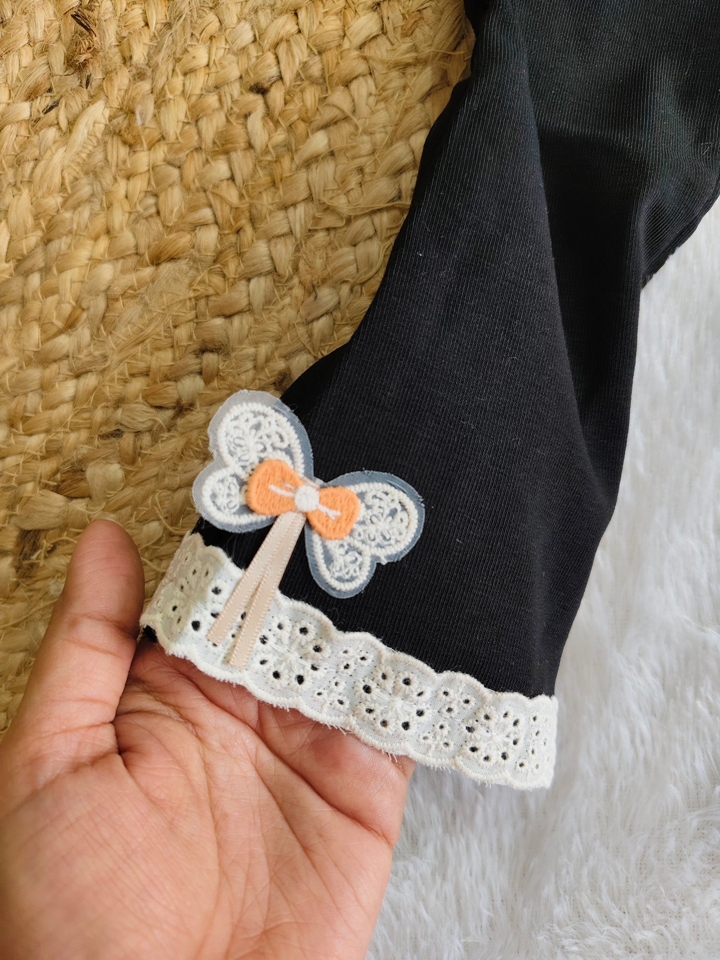 Lace bloom jeggings
