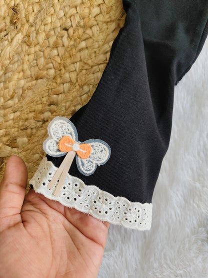 Lace bloom jeggings