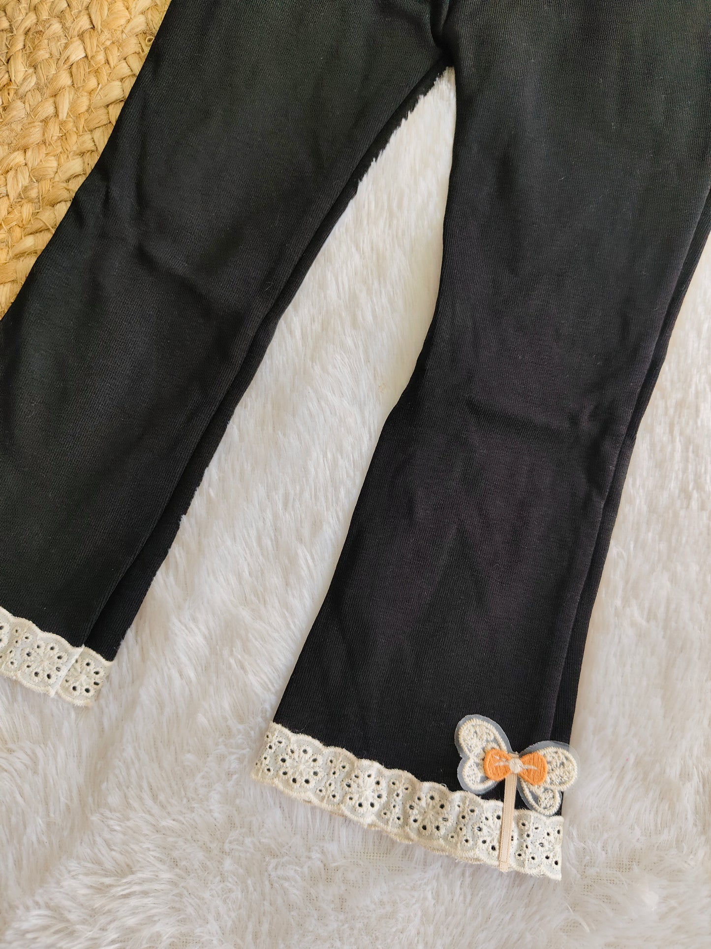 Lace bloom jeggings