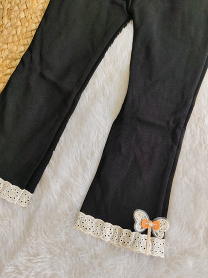 Lace bloom jeggings
