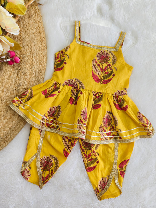 Yellow Lotus Charm Set