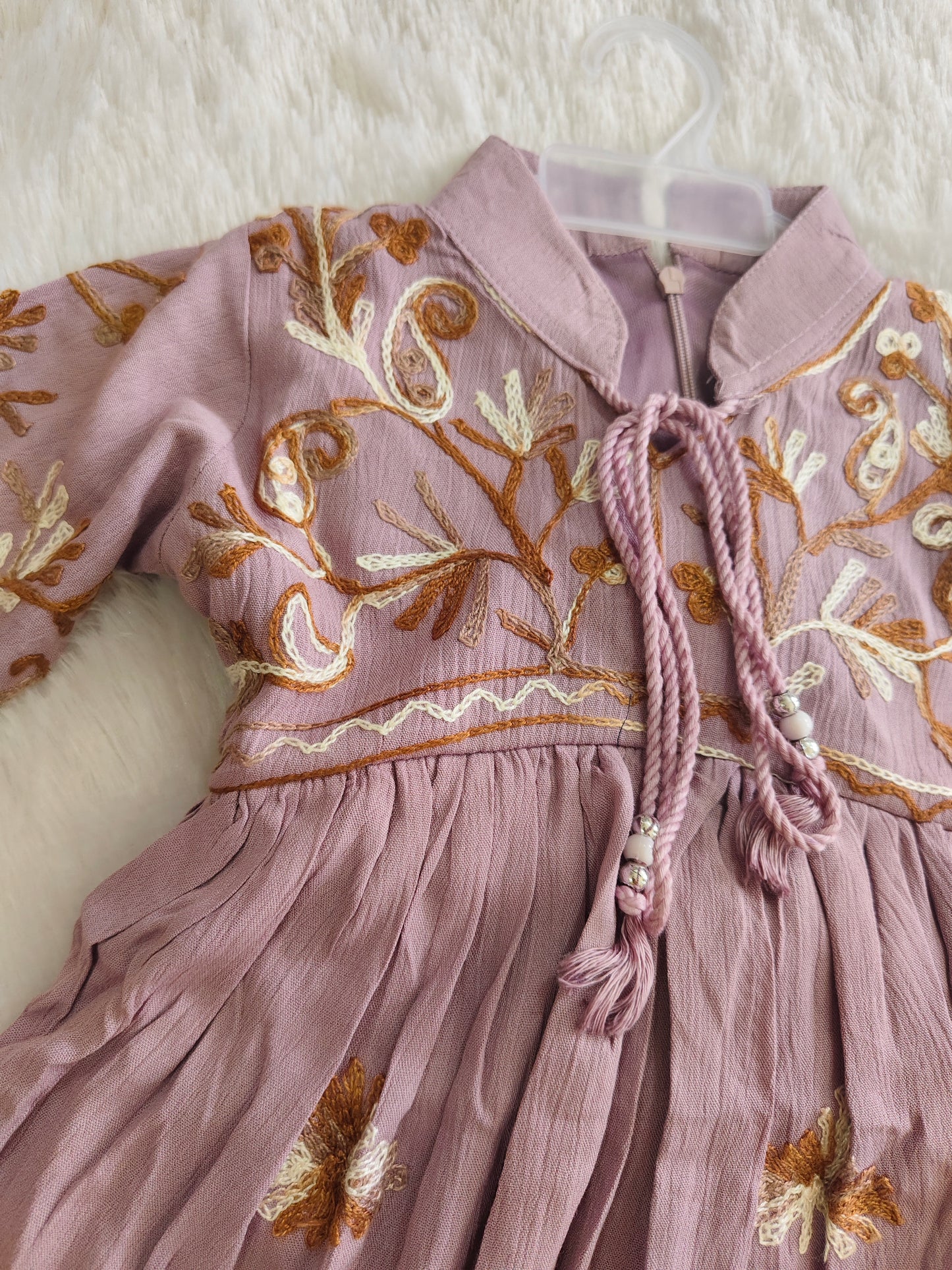Mauve Blossom ethnic set
