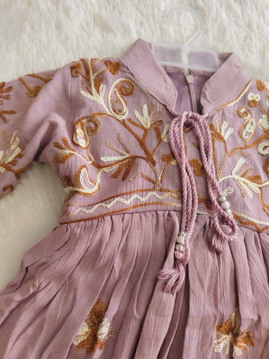 Mauve Blossom ethnic set