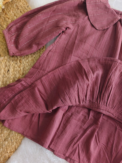 Plum Petal Frock