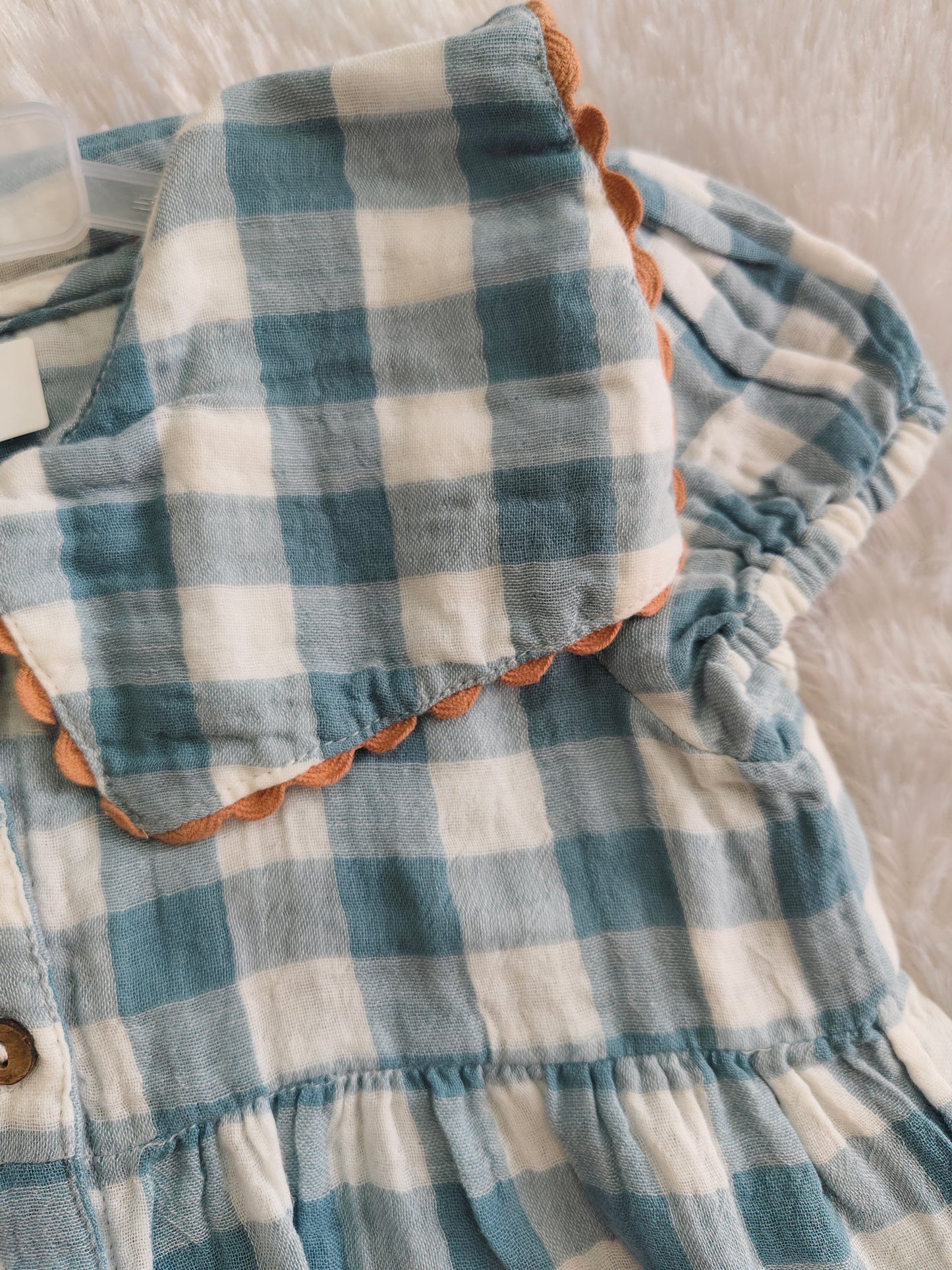 Sky Check Dress
