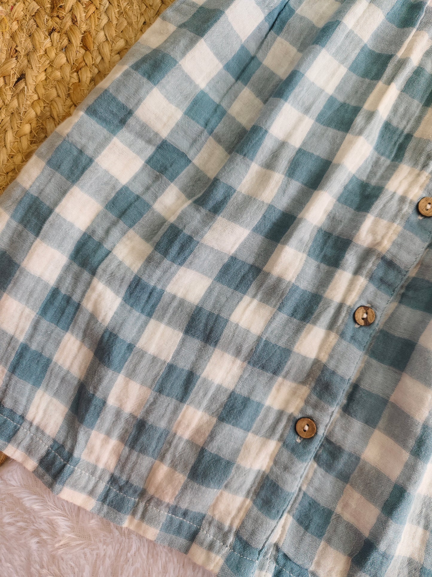 Sky Check Dress