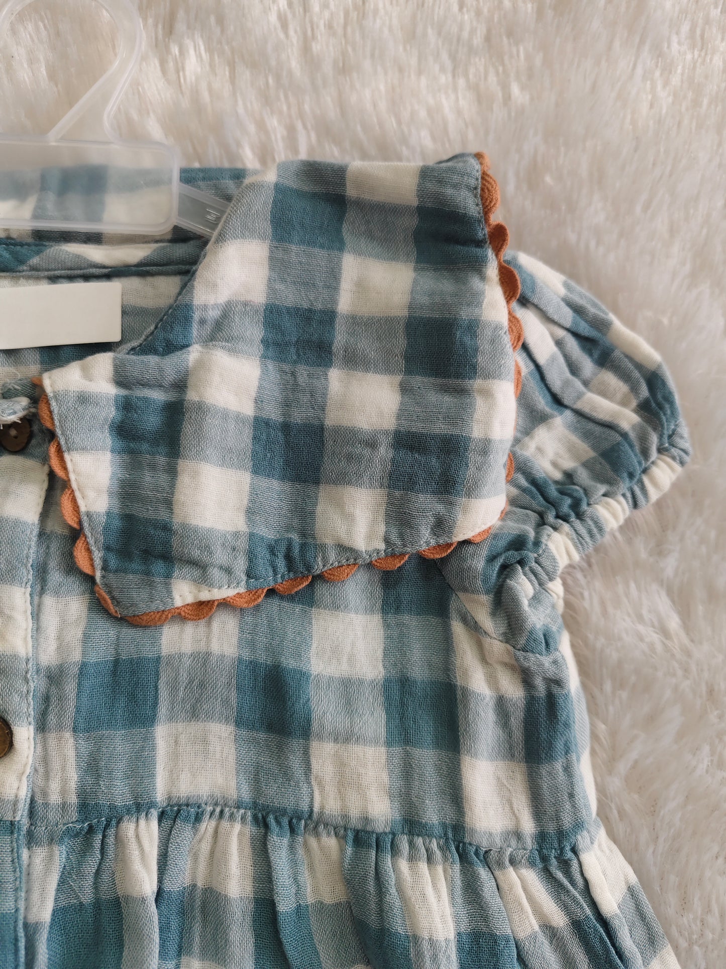 Sky Check Dress
