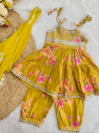 Mustard Blossom Ethnic Set