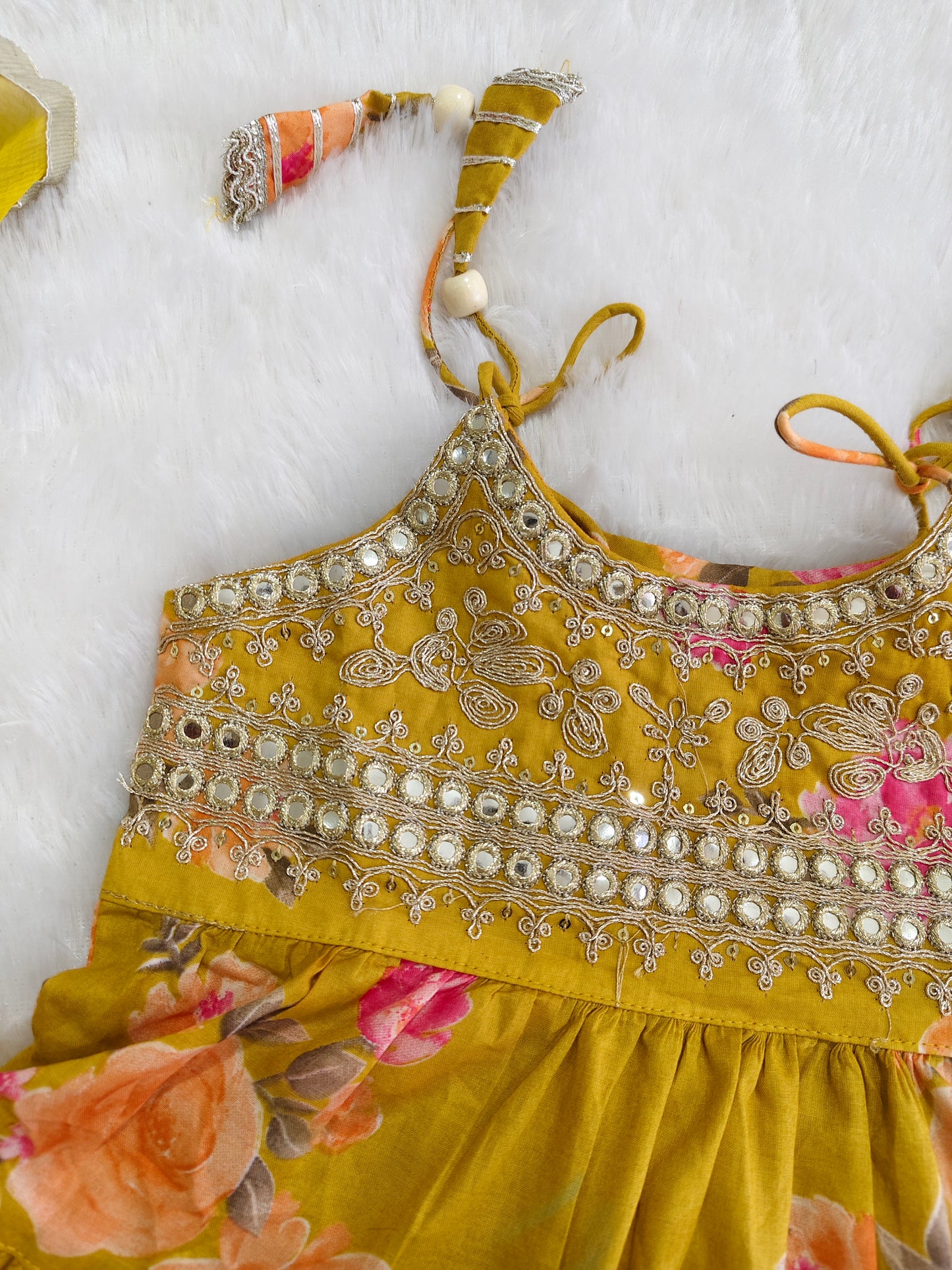 Mustard Blossom Ethnic Set