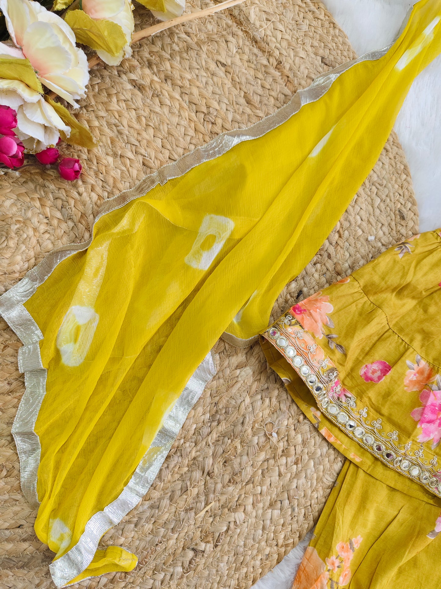 Mustard Blossom Ethnic Set