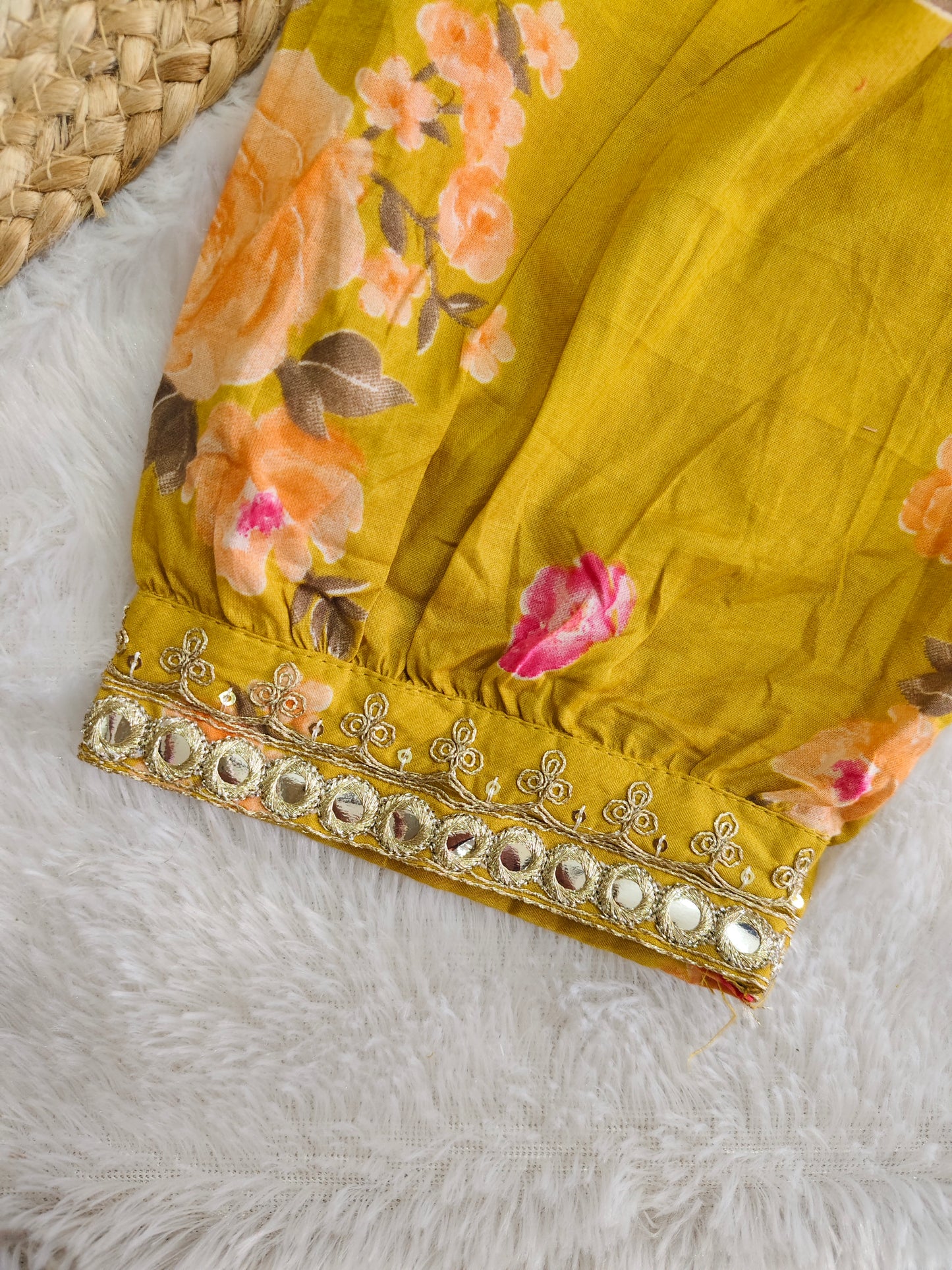 Mustard Blossom Ethnic Set