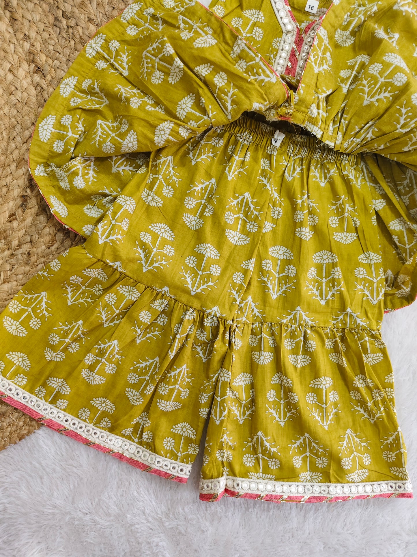 Pista Phool Peplum Set