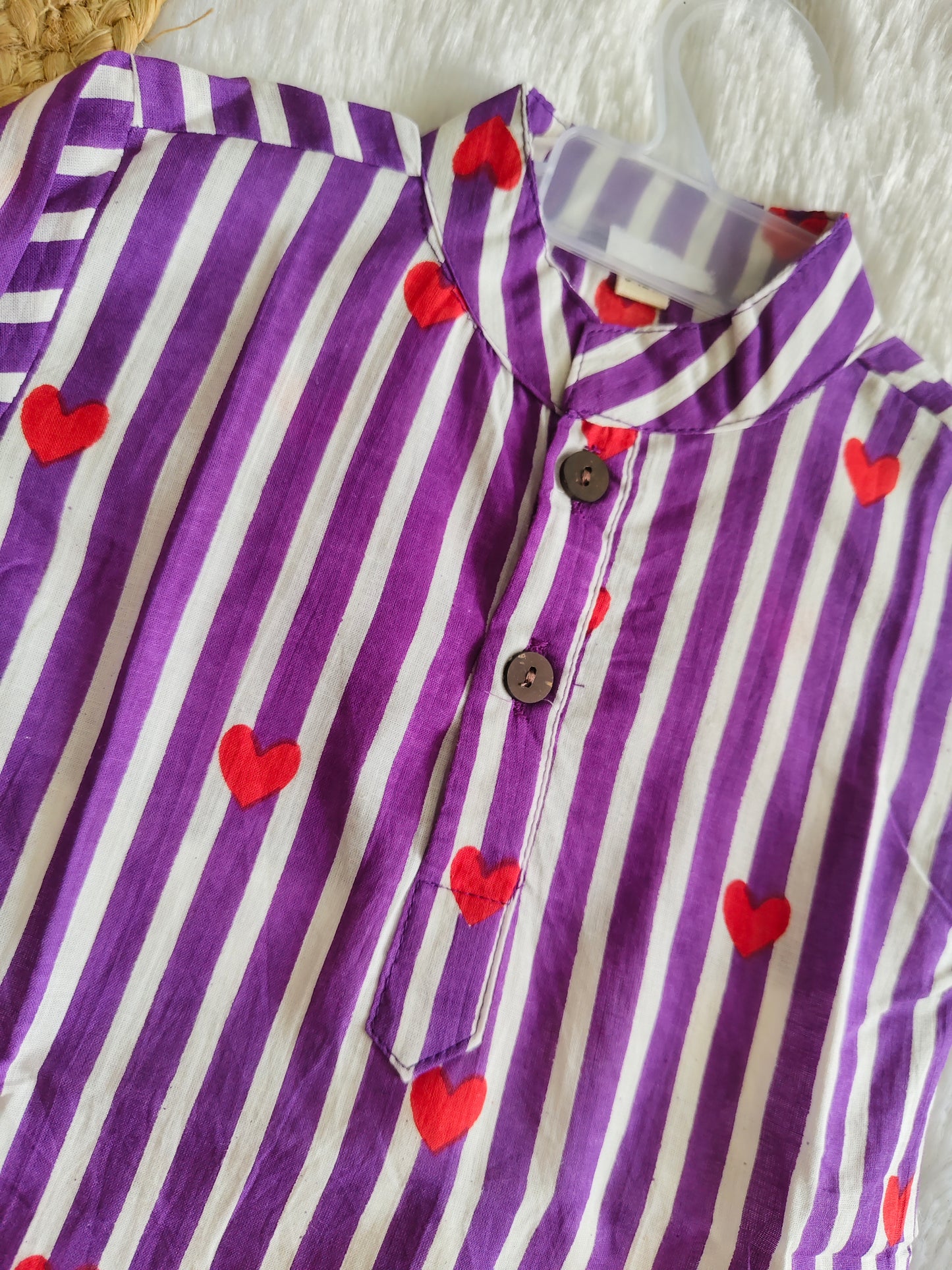 Cupid Stripes Kurta Set