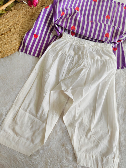 Cupid Stripes Kurta Set