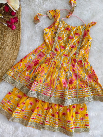 Sunshine Blossom Sharara Set