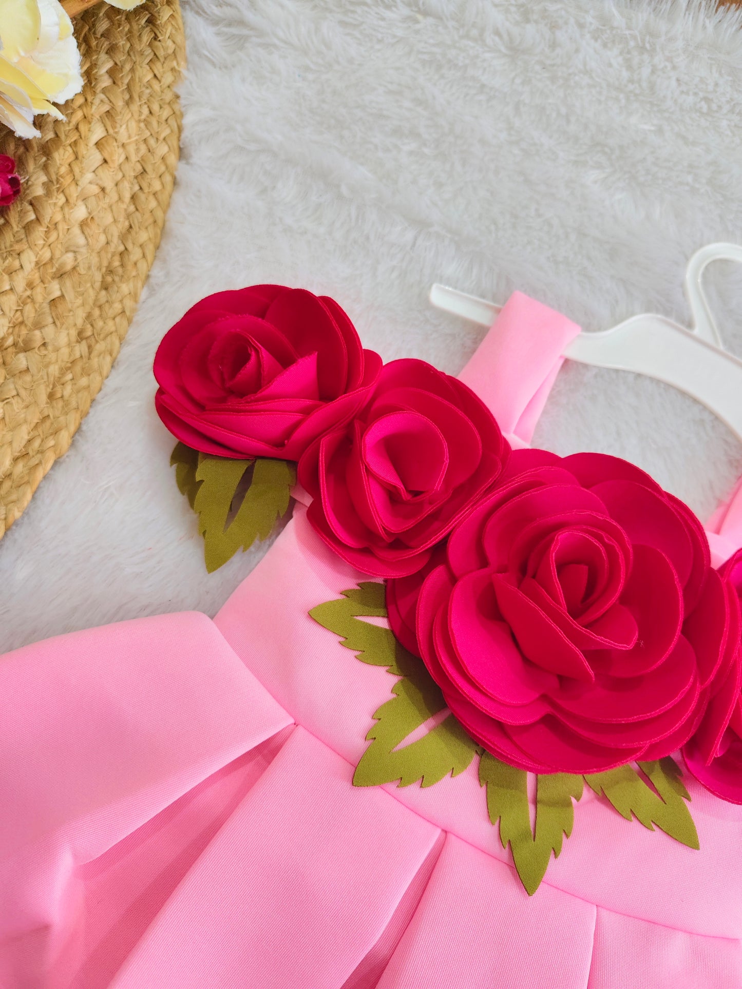 Pink Petal Princess Rose Frock