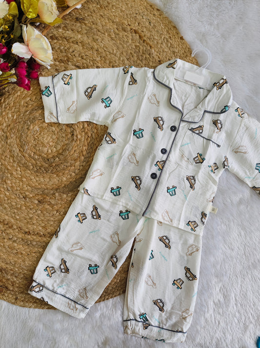 Tiny Wheels Night Suit
