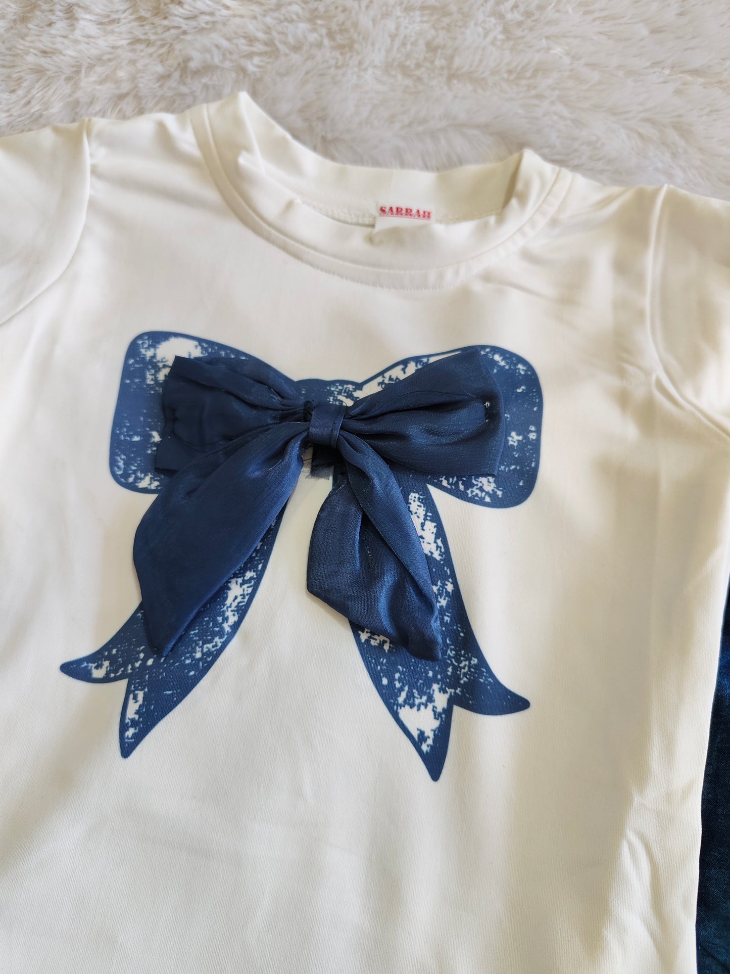 Denim Bow Belle set