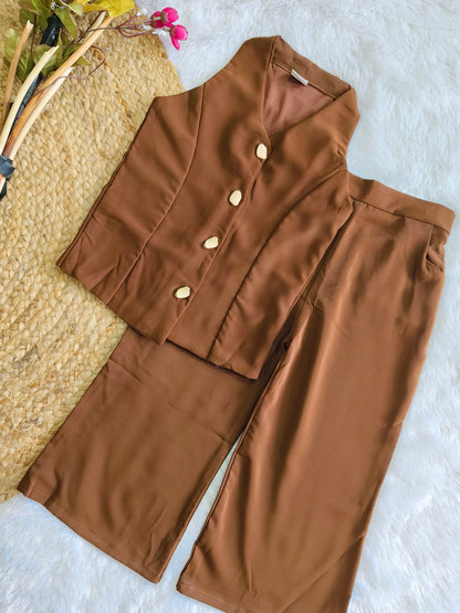 Mocha Partywear Set