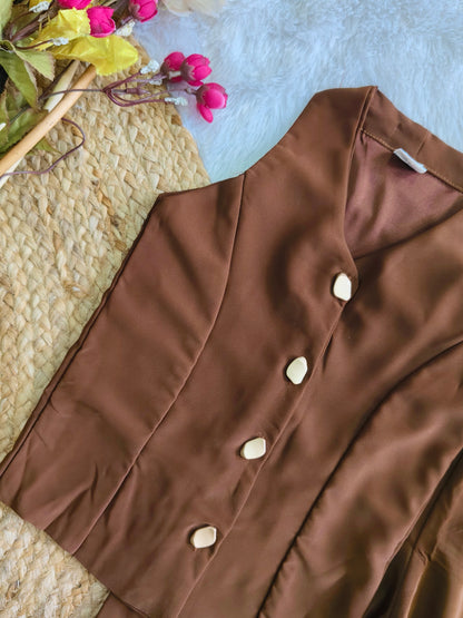 Mocha Partywear Set