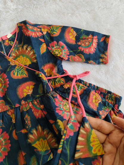 Navy Floral Fiesta