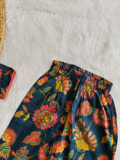 Navy Floral Fiesta