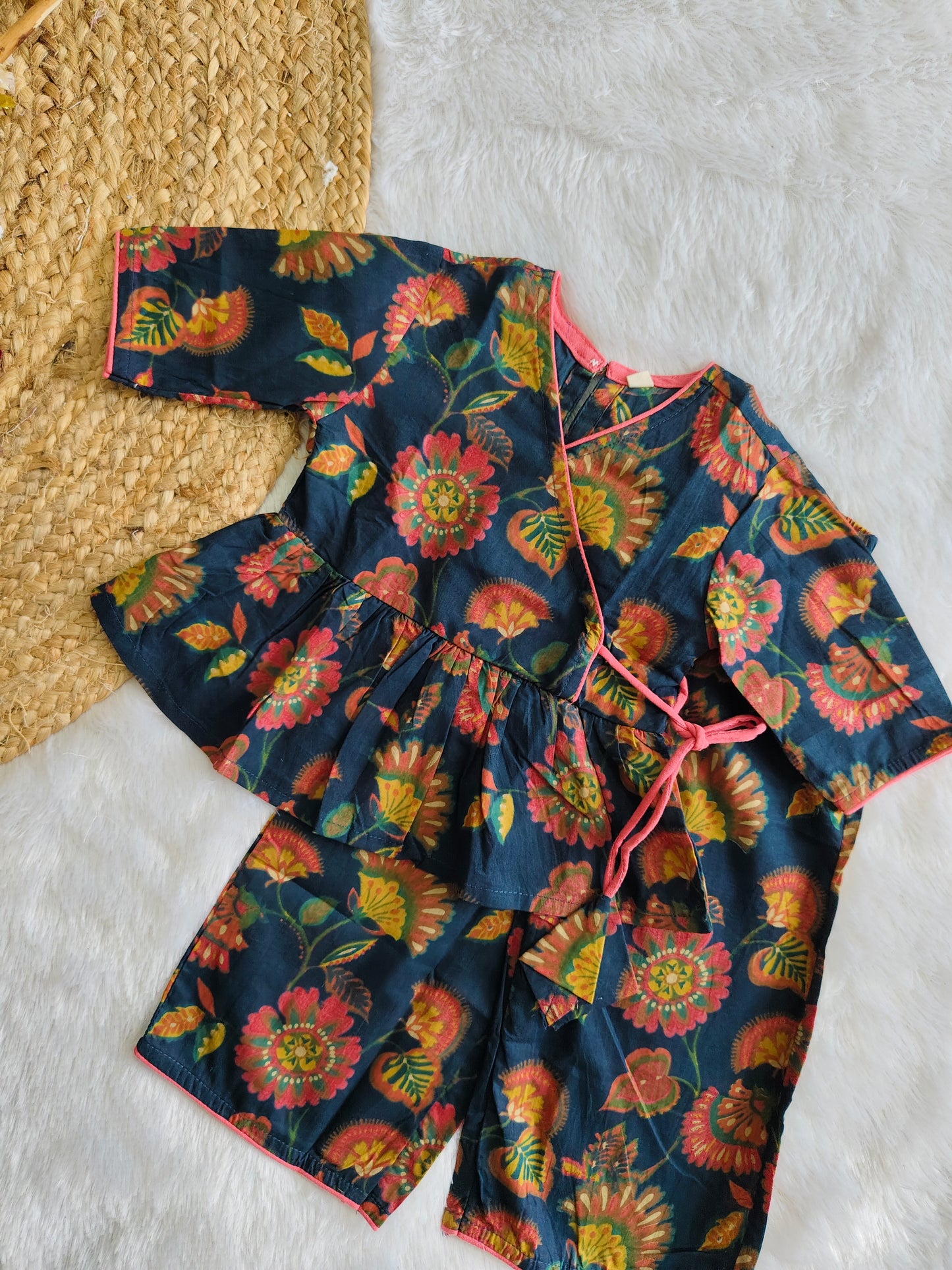 Navy Floral Fiesta