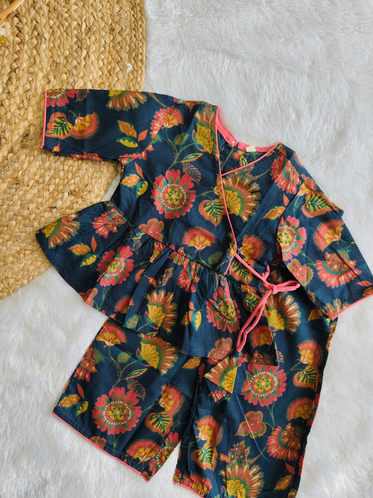 Navy Floral Fiesta
