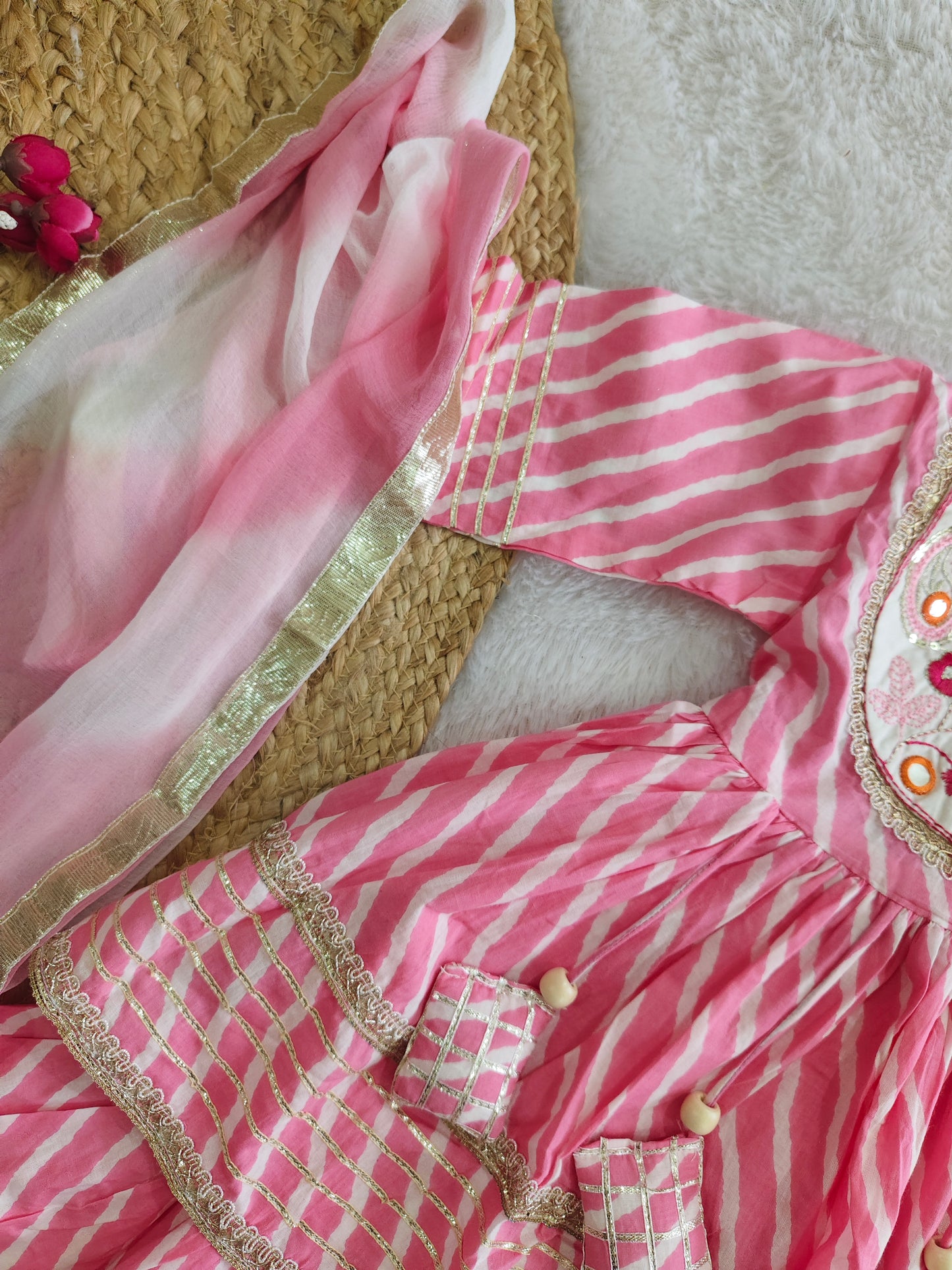 Pink Noor Ethnic set