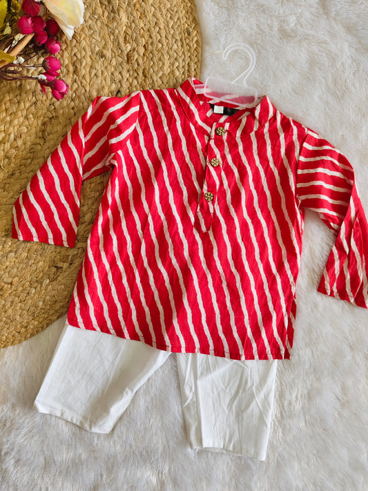 Royal Red kurta set