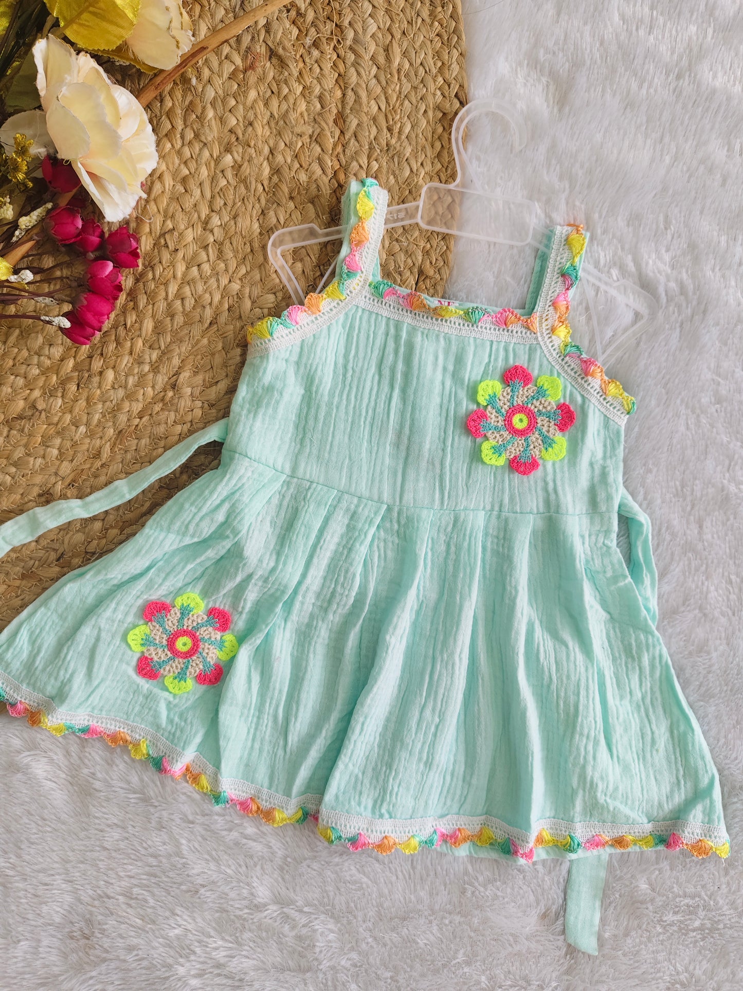 Aqua Flora Frock