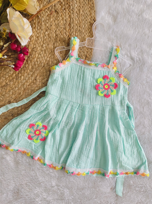 Aqua Flora Frock