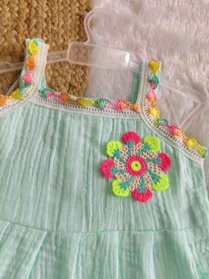 Aqua Flora Frock