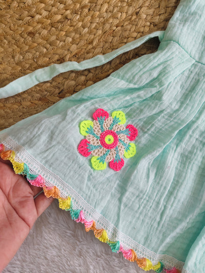 Aqua Flora Frock