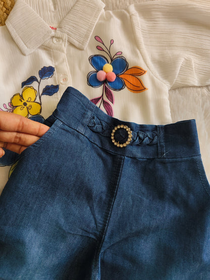 Daisy & Denim Set