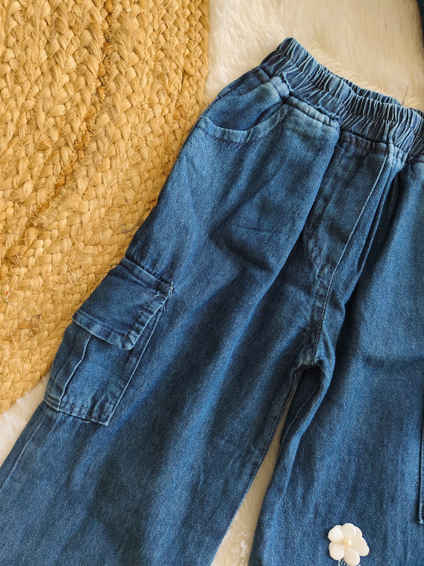 Botanical Denim Two-Piece set