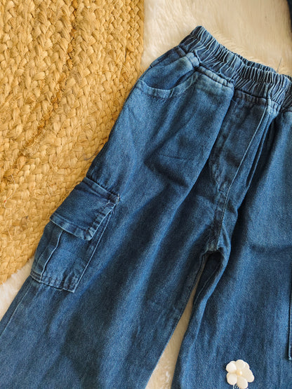 Botanical Denim Two-Piece set