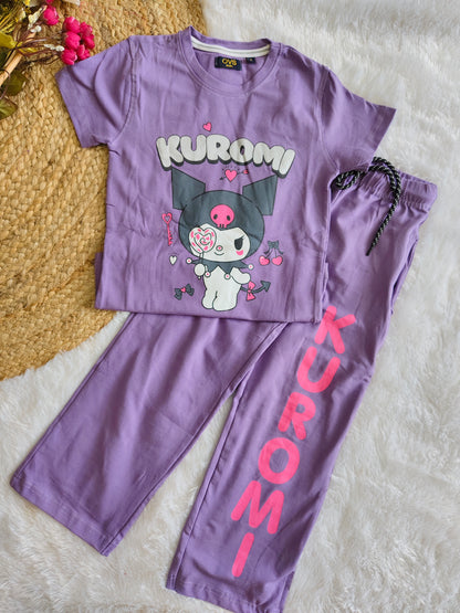 Purple Kuromi Lounge Set