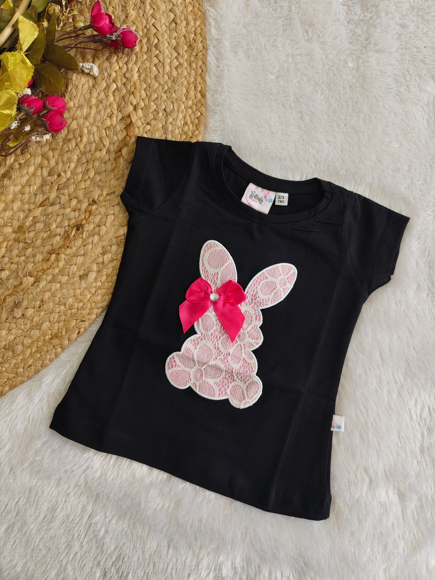 Bunny Bow Charmer tee