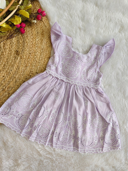 Lavender Bloom Frock