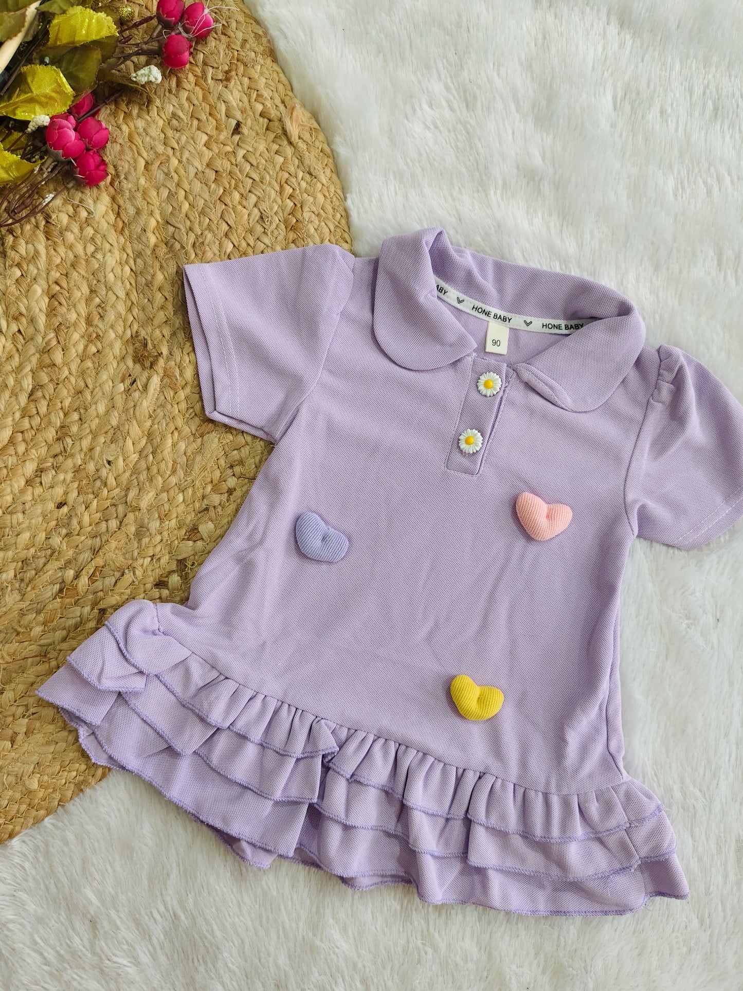 Purple polo dress