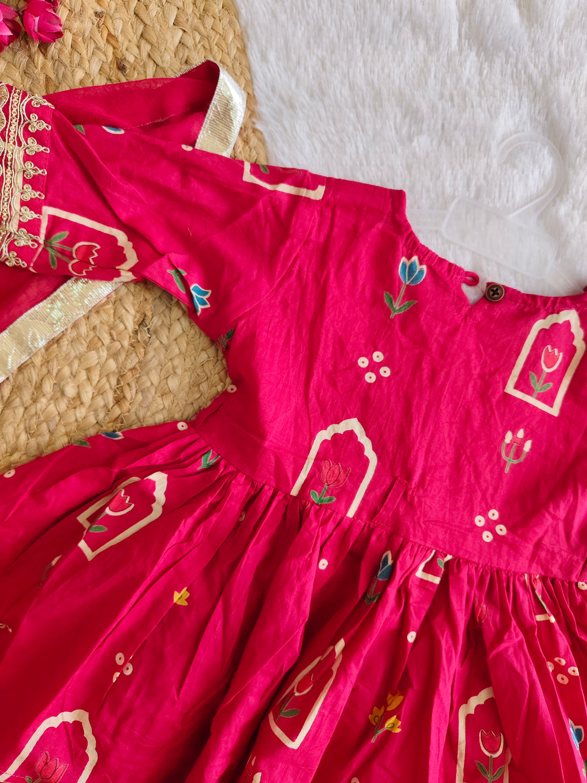 Bandhani Glow Peplum Set