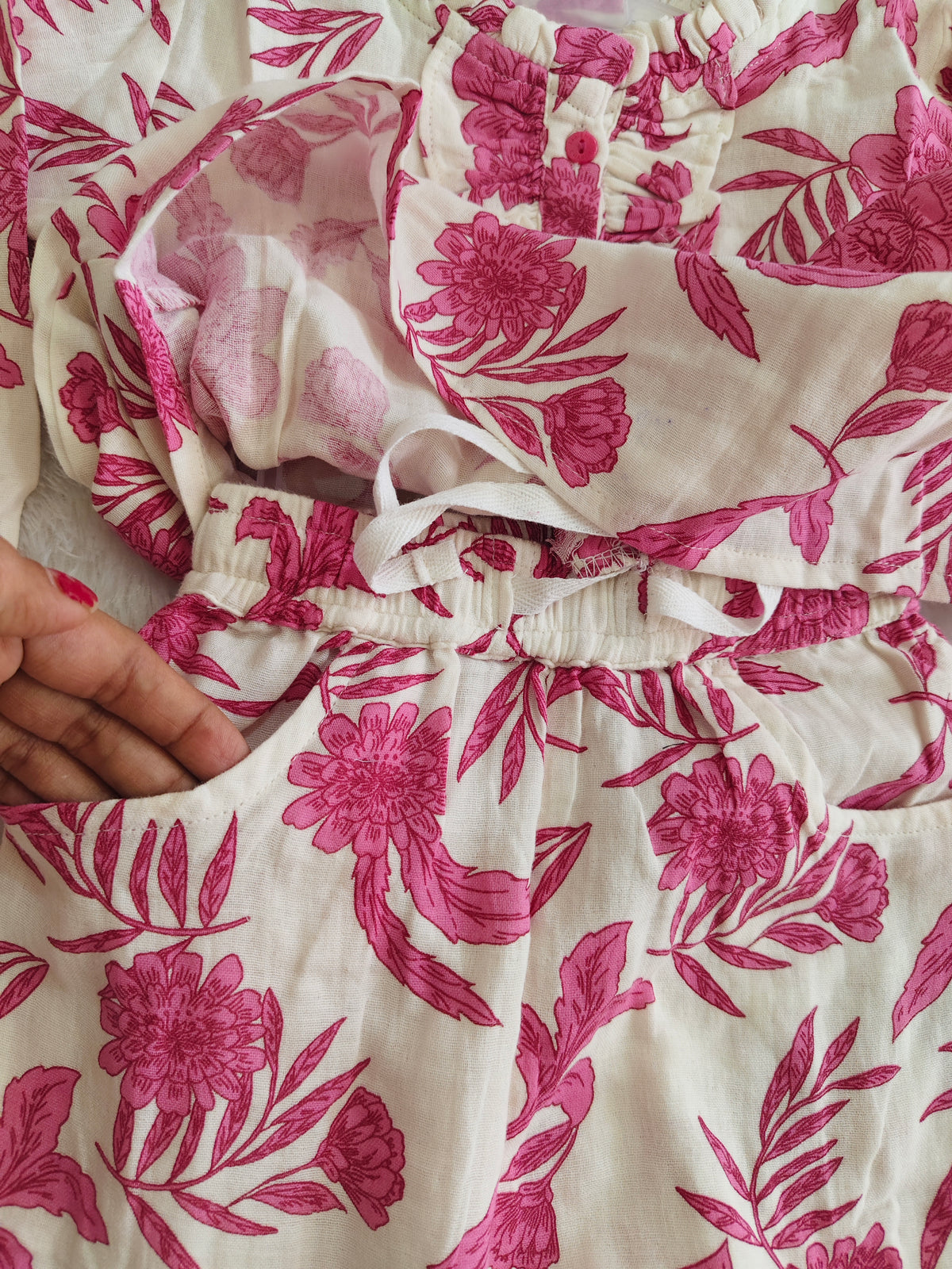 Rosy Gardenia Co-ord
