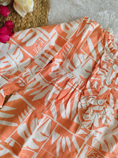 Peach Paradise Co-ord