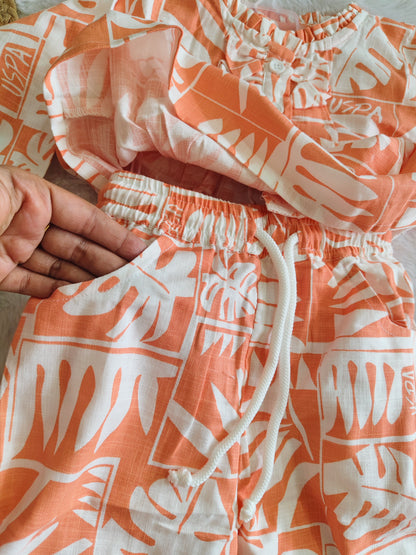 Peach Paradise Co-ord