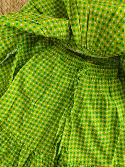 Pistachio Dot Angrakha Suite