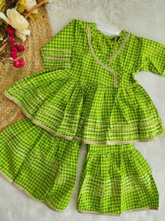 Pistachio Dot Angrakha Suite
