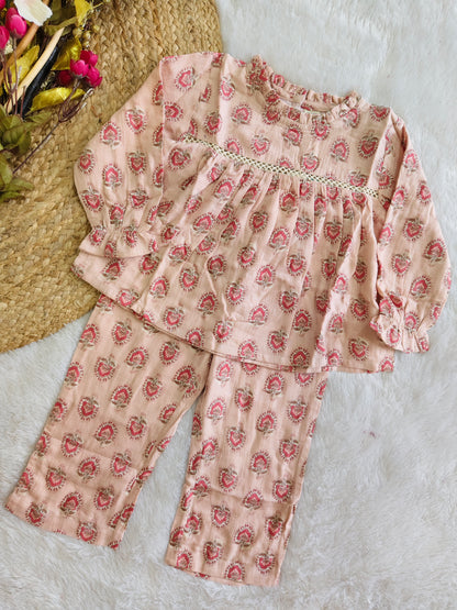 Peach Petal Co-Ord