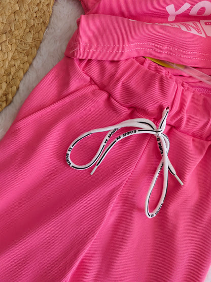Pink Heart Co-ord Set